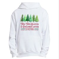 Tree Tops Glisten And Children Listen Funny Teacher Christmas Urban Pullover Hoodie