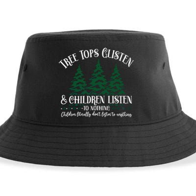 Tree Tops Glisten Children Listen To Nothing Sustainable Bucket Hat