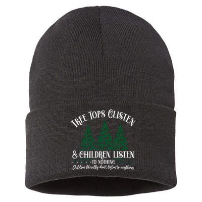 Tree Tops Glisten Children Listen To Nothing Sustainable Knit Beanie