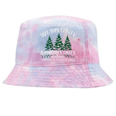 Tree Tops Glisten Children Listen To Nothing Tie-Dyed Bucket Hat