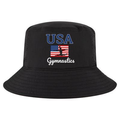 Tumbling Team Gear Gymnast Gymnastics Usa American Flag Cute Gift Cool Comfort Performance Bucket Hat