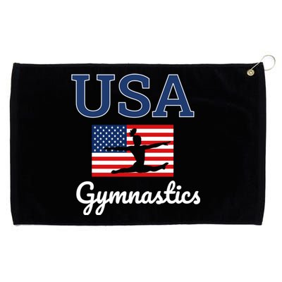 Tumbling Team Gear Gymnast Gymnastics Usa American Flag Cute Gift Grommeted Golf Towel