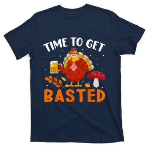 Time To Get Basted Funny Thanksgiving Turkey Day T-Shirt