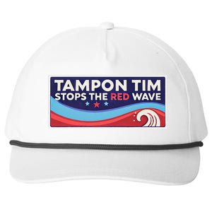 Tampon Tim Governor Tim Walz Funny Political Snapback Five-Panel Rope Hat