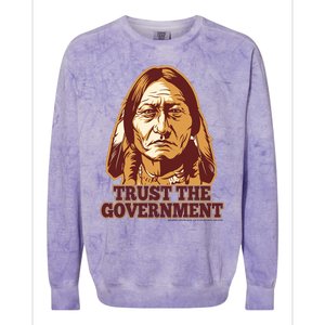 Trust The Government Colorblast Crewneck Sweatshirt