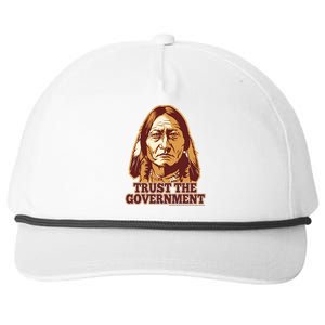 Trust The Government Snapback Five-Panel Rope Hat