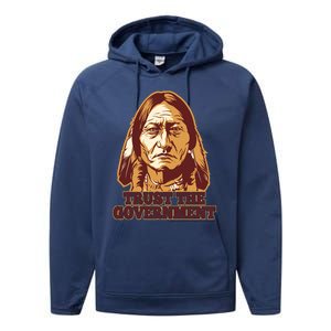 Trust The Government Performance Fleece Hoodie