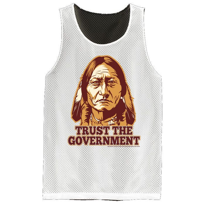 Trust The Government Mesh Reversible Basketball Jersey Tank