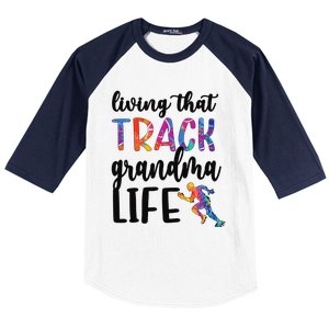 That Track Grandma Life Track And Field Grandma Baseball Sleeve Shirt