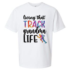 That Track Grandma Life Track And Field Grandma Sueded Cloud Jersey T-Shirt