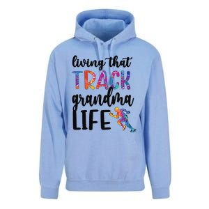 That Track Grandma Life Track And Field Grandma Unisex Surf Hoodie