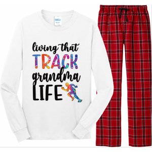 That Track Grandma Life Track And Field Grandma Long Sleeve Pajama Set