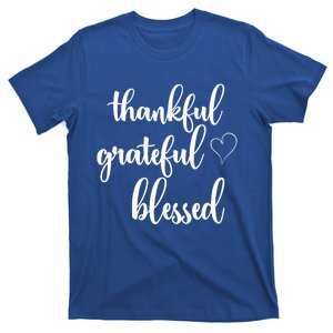 Thanksgiving Thankful Grateful Blessed Thankful Gift T-Shirt