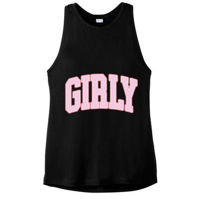 The Toast Girly Ladies PosiCharge Tri-Blend Wicking Tank