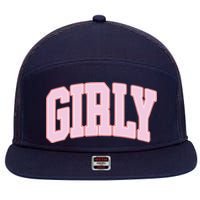 The Toast Girly 7 Panel Mesh Trucker Snapback Hat