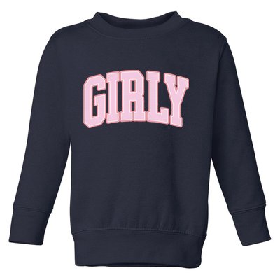 The Toast Girly Toddler Sweatshirt