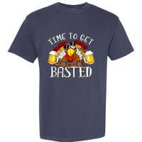 Time To Get Basted Funny Thanksgiving Turkey Day Funny Time To Get Basted Gifts Garment-Dyed Heavyweight T-Shirt