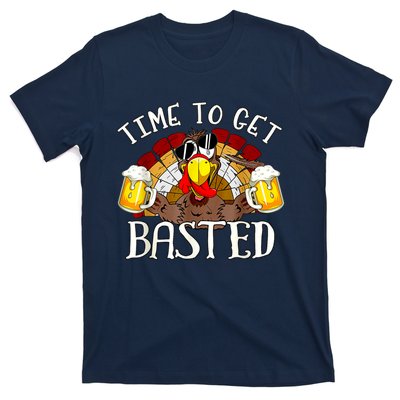 Time To Get Basted Funny Thanksgiving Turkey Day Funny Time To Get Basted Gifts T-Shirt