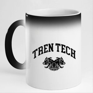 Tren Tech Gym Bodysuit 11oz Black Color Changing Mug