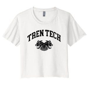 Tren Tech Gym Bodysuit Women's Crop Top Tee