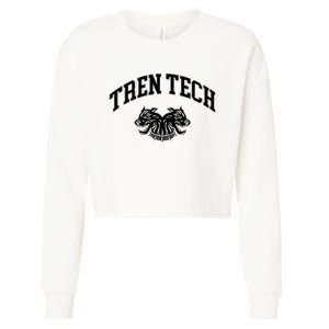 Tren Tech Gym Bodysuit Cropped Pullover Crew