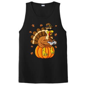 Thanksgiving Turkey Gamer Pumpkin Gaming PosiCharge Competitor Tank