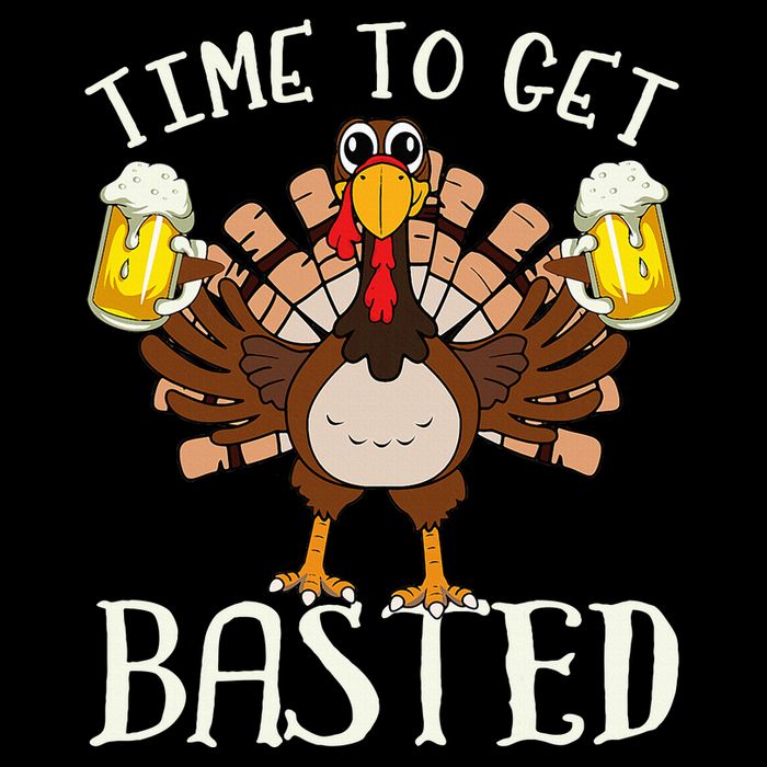Time To Get Basted Beer LetS Get Adult Turkey Visor