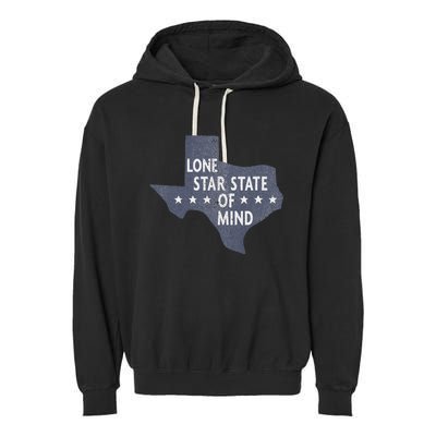 Trendy Texas Graphic Lone Star State Of Mind Garment-Dyed Fleece Hoodie