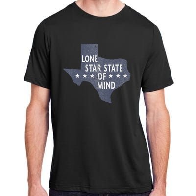 Trendy Texas Graphic Lone Star State Of Mind Adult ChromaSoft Performance T-Shirt