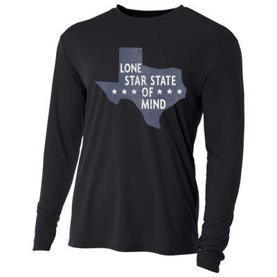 Trendy Texas Graphic Lone Star State Of Mind Cooling Performance Long Sleeve Crew