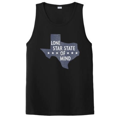 Trendy Texas Graphic Lone Star State Of Mind PosiCharge Competitor Tank