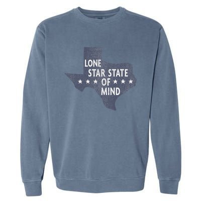 Trendy Texas Graphic Lone Star State Of Mind Garment-Dyed Sweatshirt