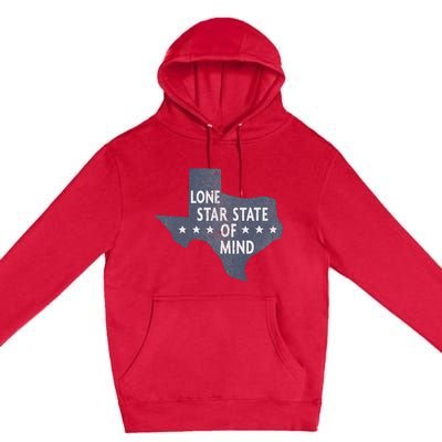 Trendy Texas Graphic Lone Star State Of Mind Premium Pullover Hoodie