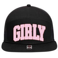 The Toast Girly 7 Panel Mesh Trucker Snapback Hat