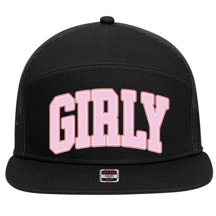 The Toast Girly 7 Panel Mesh Trucker Snapback Hat