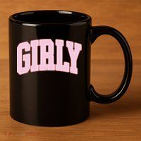 The Toast Girly 11oz C Handle Ceramic Mug