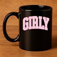 The Toast Girly 11oz C Handle Ceramic Mug
