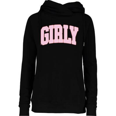 The Toast Girly Womens Funnel Neck Pullover Hood