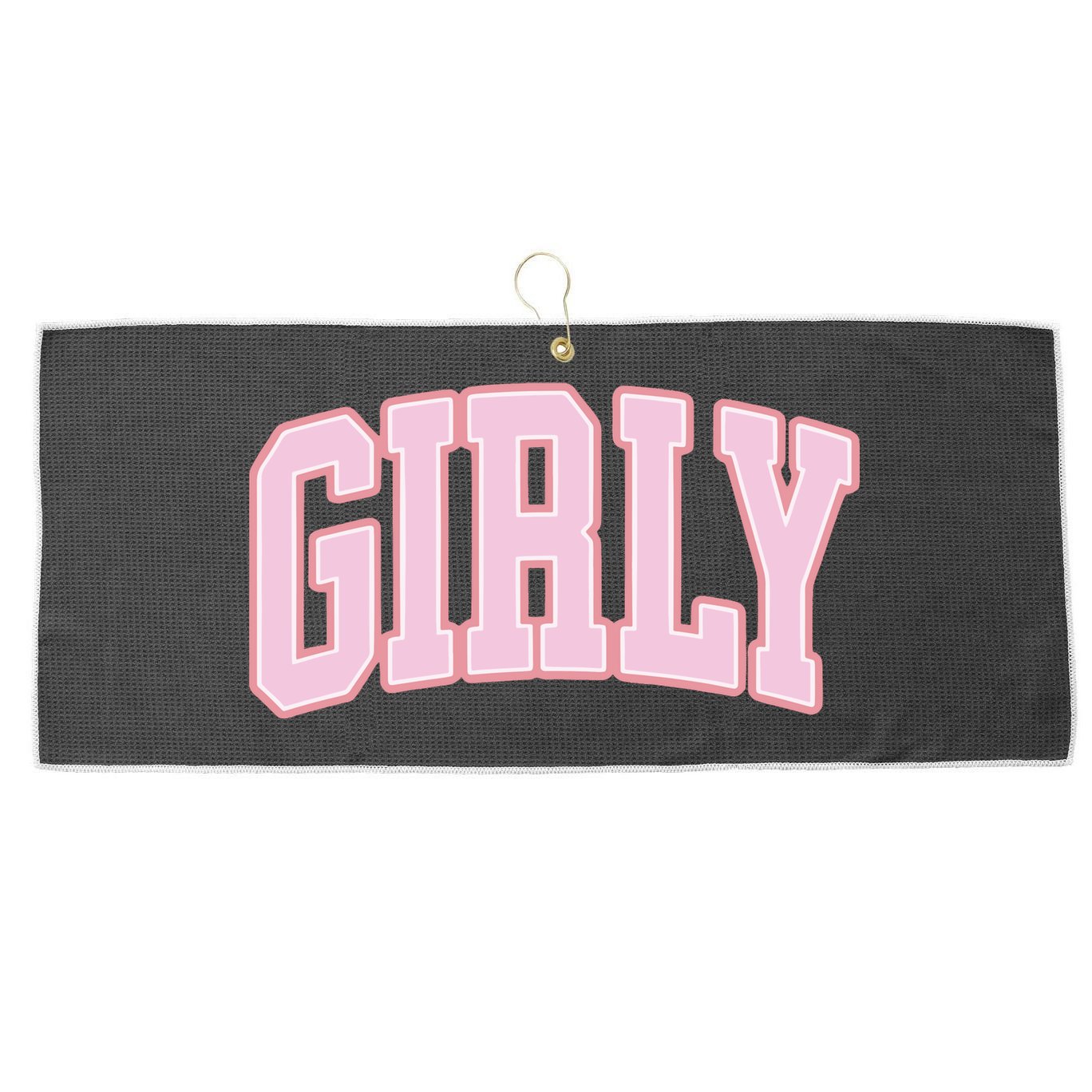 The Toast Girly Large Microfiber Waffle Golf Towel