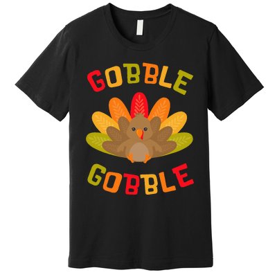 Thanksgiving Turkey Gobble Premium T-Shirt