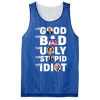 Trump The Good The Bad The Ugly The Stupid The Idiot Mesh Reversible Basketball Jersey Tank