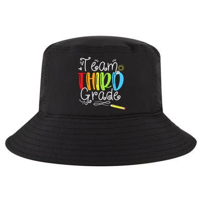 Team Third Grade Back To School 3rd Teacher Student Cool Comfort Performance Bucket Hat