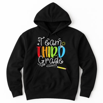 Team Third Grade Back To School 3rd Teacher Student Hoodie