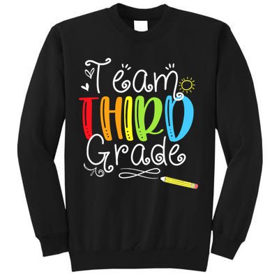 Team Third Grade Back To School 3rd Teacher Student Sweatshirt