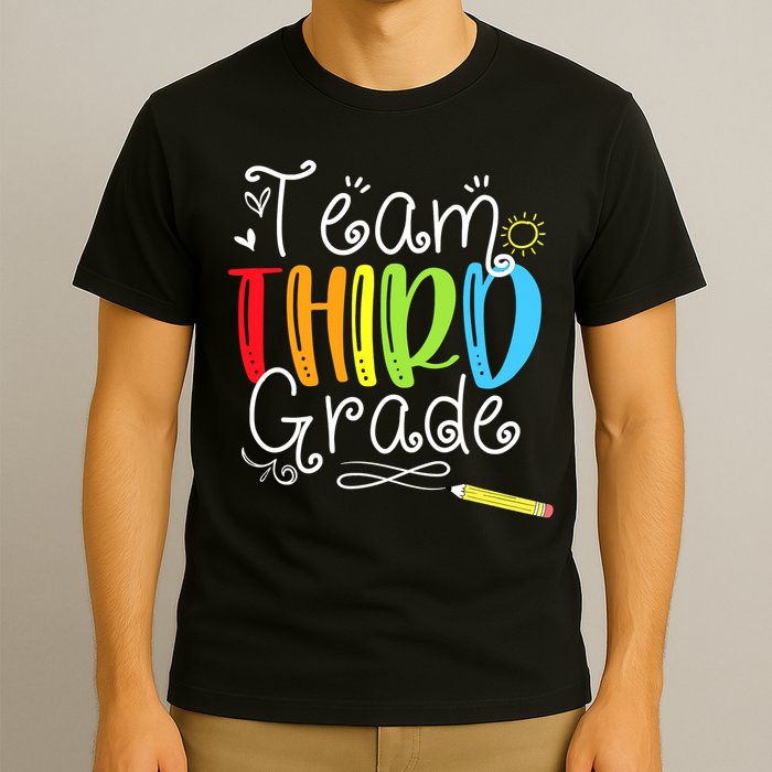 Team Third Grade Back To School 3rd Teacher Student T-Shirt