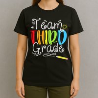 Team Third Grade Back To School 3rd Teacher Student T-Shirt