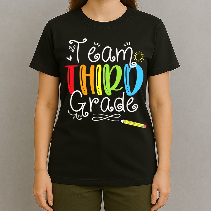 Team Third Grade Back To School 3rd Teacher Student T-Shirt