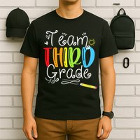 Team Third Grade Back To School 3rd Teacher Student T-Shirt