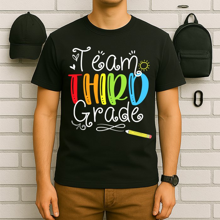 Team Third Grade Back To School 3rd Teacher Student T-Shirt