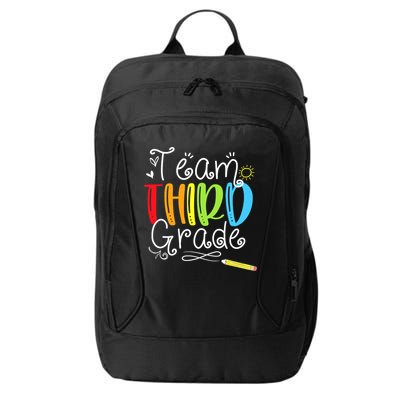 Team Third Grade Back To School 3rd Teacher Student City Backpack